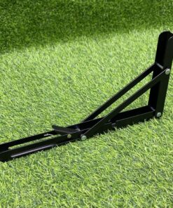 SOPORTE TRIANGULAR COLOR NEGRO 30*16.5*1.2CM 1UND