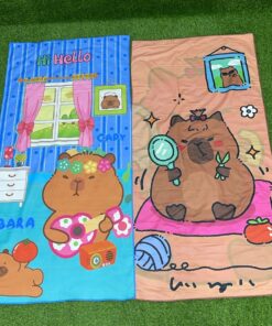 TOALLA DE PLAYA DE STITCH/CAPYBARA/KUROMI 70*140CM 1UND