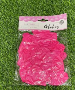 GLOBO NACARADO ROSADO 23CM 1UND (25PCS)