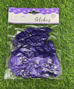 GLOBO NACARADO MORADO 23CM 1UND (25PCS)