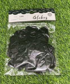 GLOBO NACARADO NEGRO 23CM 1UND (25PCS)