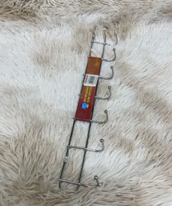 GANCHO METÁLICO PARA PARED DE 8 PUNTOS 48CM 1UND