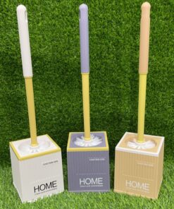 CEPILLO PARA INODORO DE COLOR LISO CON LETRA HOME 1UND