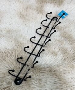 GANCHO METÁLICO PARA PARED DE 2 LÍNEAS 14 PUNTOS 41CM 1UND