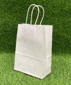 BOLSA DE REGALO COLOR BLANCO 16*22*8CM 1UND