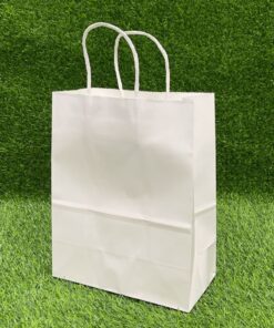 BOLSA DE REGALO COLOR BLANCO 22*27*11CM 1UND