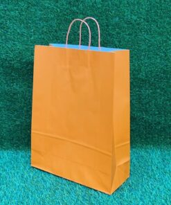 BOLSA DE REGALO COLOR ANARANJADA 31*42*11.5CM 1UND