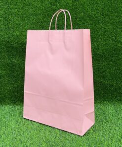 BOLSA DE REGALO COLOR ROSADO 31*42*11.5CM 1UND