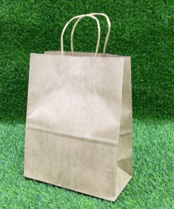 BOLSA DE REGALO COLOR BEIGE 22*27*11CM 1UND
