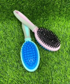 CEPILLO PARA MASCOTA OVALADO DE DOBLE LADO 1UND