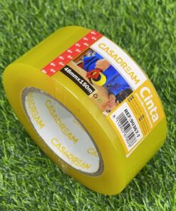 CINTA ADHESIVA COLOR AMARILLO CLARO 48MM*150M 1UND