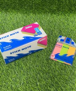 NOTA ADHESIVA DE 5 COLOR LISO 7.6*7.6CM 1UND (3PCS/100HOJAS)