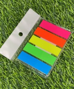 NOTA ADHESIVA PARA INDICE DE RECTANGULAR 5 COLORES 1UND