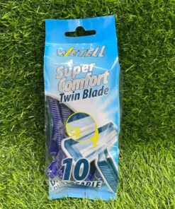 SET DE RASURADORA DE WETELL COLOR AZUL 1UND (10PCS)