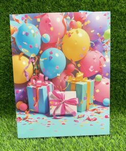 BOLSA REGALO DE GLOBOS Y CAJA REGALO 24*19*10CM 1UND