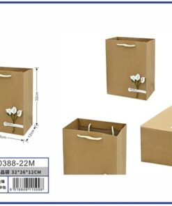 BOLSA REGALO KFRAFT DE FLOR DIY 32*26*12CM 1UND