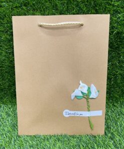BOLSA REGALO KFRAFT DE FLOR DIY 23*18*10CM 1UND
