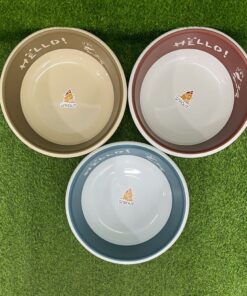 PALANGANA DE COLOR LISO CON DISEÑO PANDA 1UND