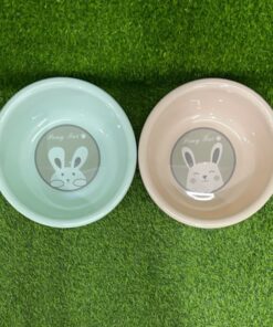 PALANGANA DE COLOR LISO CON DISEÑO CONEJO 1UND