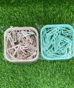 SET DE PRENSA PARA ROPA CON CANASTA CUADRADA 1UND (30PCS)