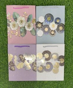 BOLSA DE REGALO DE FLOR / HOJA 23*18*10CM 1UND