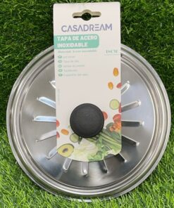 TAPA ACERO PARA OLLA 18CM 1UND
