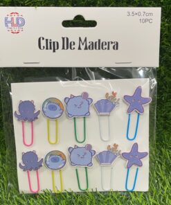 CLIP PARA LIBRO DE ANIMALES DE MAR 1UND (10PCS)