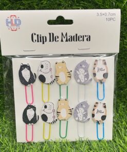 CLIP PARA LIBRO DE GATO 1UND (10PCS)