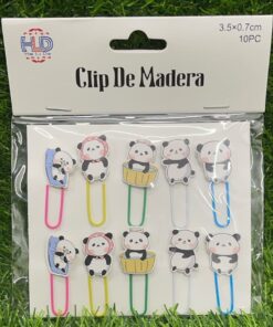 CLIP PARA LIBRO DE PANDA 1UND (10PCS)