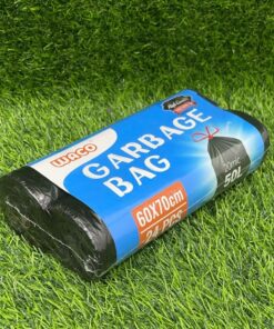 BOLSA BASURA COLOR NEGRA 60*70CM 50L 1UND (2 ROLLOS/24PCS)