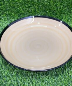 PLATO CERÁMICA REDONDO DE COLORES 8" 1UND