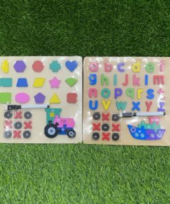 ROMPECABEZA DE ALFABETO O FIGURA CON PIZARRA BLANCA 22.5*22.5*1CM 1UND