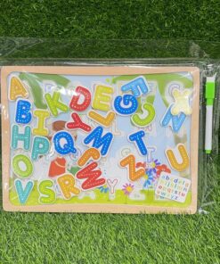 ROMPECABEZA DE AFLABETO CON PIZARRA BLANCA 29.5*22*0.5CM1UND