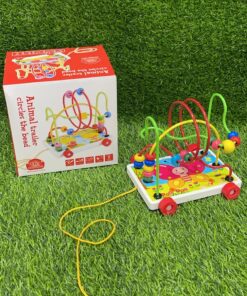 EJERCICIOS DE DESTREZA MANUAL CON CORDON Y RODINES 16.5*13*16.5CM 1UND