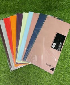 PAPEL PARA RAMO DE FLORES DE COLOR LISO 1UND (20PCS)