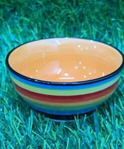 TAZA CERÁMICA CON COLORES 3" 1UND