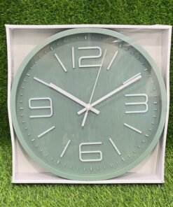 RELOJ PARA PARED COLOR VERDE 30CM 1UND