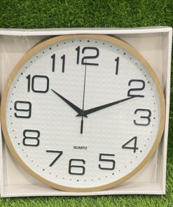 RELOJ PARA PARED CON BORDE COLOR LISO 29CM 1UND