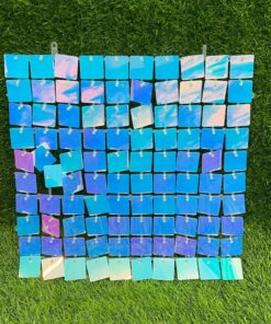 CORTINA DE FIESTA DE TABLA COLOR VISTOSO 30*30CM 1UND