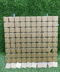 CORTINA DE FIESTA DE TABLA COLOR DORADO ESCHARCHADO 30*30CM 1UND