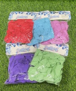 SET DE GLOBOS MACARON DE COLOR LISO 10" 1UND (50PCS)