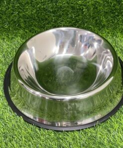 TAZA ACERO PARA MASCOTA CON DISEÑO HUELLA 25CM 1UND