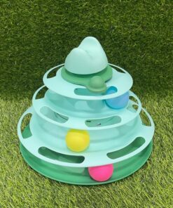 JUGUETES PARA GATO DE RUEDA GIRATORIA SIN PLUMA 1UND