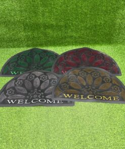 ALFOMBRA SEMICIRCULAR WELCOME 44*74CM 1UND