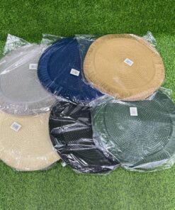 INDIVIDUAL REDONDO DE CUERDA DE PAPEL 38CM 1UND