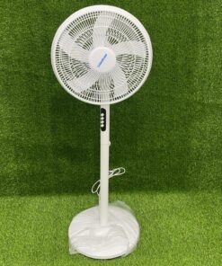 ABANICO ELÉCTRICO DE PIE DE COLOR BLANCO 16" 1UND