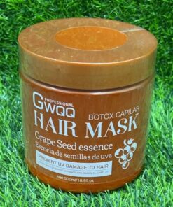 CREMA CAPILAR GWQQ PARA CABELLO CON ESENCIA DE SEMILLA DE UVA 500ML 1UND