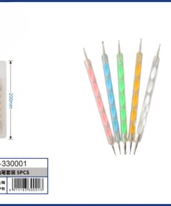 SET DE HERRAMIENTA PARA UÑA DE COLORES 1UND (5PCS)