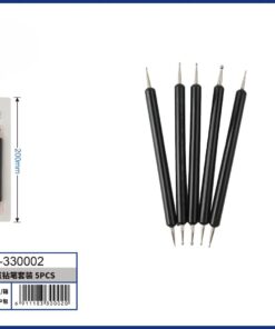 SET DE HERRAMIENTA PARA UÑA DE COLOR NEGRO 1UND (5PCS)