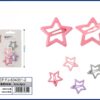 SET DE PRENSA PARA CABELLO DE ESTRELLA 3CM 1UND (4PCS)